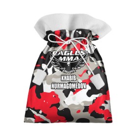 Подарочный 3D мешок с принтом UFC Хабиб Нурмагомедов в Санкт-Петербурге, 100% полиэстер | Размер: 29*39 см | khabib nurmagomedov | mixed martial arts | sports organization | ufc | ultimate fighting championship | мма | хабиб нурмагомедов