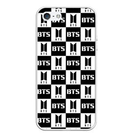 Чехол для iPhone 5/5S матовый с принтом BTS PATTERN в Санкт-Петербурге, Силикон | Область печати: задняя сторона чехла, без боковых панелей | bts | bts army | j hope | jimin | jin | jungkook | k pop | pattern | rap monster | rapmon | suga | v | бтс | корея