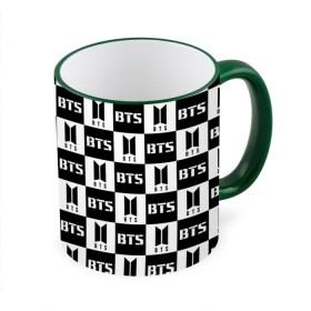 Кружка 3D с принтом BTS PATTERN в Санкт-Петербурге, керамика | ёмкость 330 мл | bts | bts army | j hope | jimin | jin | jungkook | k pop | pattern | rap monster | rapmon | suga | v | бтс | корея