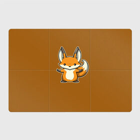 Магнитный плакат 3Х2 с принтом Дерзкий Лис в Санкт-Петербурге, Полимерный материал с магнитным слоем | 6 деталей размером 9*9 см | fox | foxes | rude | you | грубый | дерзкий | лис | лиса | лисенок | лисичка | лисы