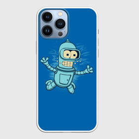 Чехол для iPhone 13 Pro Max с принтом Bender Nevermind в Санкт-Петербурге,  |  | Тематика изображения на принте: bender | futurama | mult | nevermind | nirvana | simpsons | zoidberg | бендер | зойдберг | мульт | мультик | мультфильм | симпсоны | футурама