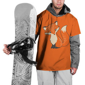 Накидка на куртку 3D с принтом Лисичка в Санкт-Петербурге, 100% полиэстер |  | Тематика изображения на принте: fox | foxes | ginger | orange | tail | лапки | лис | лиса | лисичка | лисички | лисы | оранжевый | рыжая | рыжий | хвост