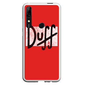 Чехол для Honor P Smart Z с принтом Duff Beer в Санкт-Петербурге, Силикон | Область печати: задняя сторона чехла, без боковых панелей | Тематика изображения на принте: beer | donut | duff | fun | homer | joke | simpson | simpsons | гомер | дафф | пончик | прикол | приколы | симпсон | симпсоны