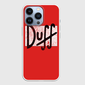 Чехол для iPhone 13 Pro с принтом Duff Beer в Санкт-Петербурге,  |  | Тематика изображения на принте: beer | donut | duff | fun | homer | joke | simpson | simpsons | гомер | дафф | пончик | прикол | приколы | симпсон | симпсоны