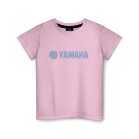 Детская футболка хлопок с принтом Yamaha jeans в Санкт-Петербурге, 100% хлопок | круглый вырез горловины, полуприлегающий силуэт, длина до линии бедер | jeans | yamaha | джинсы | ямаха