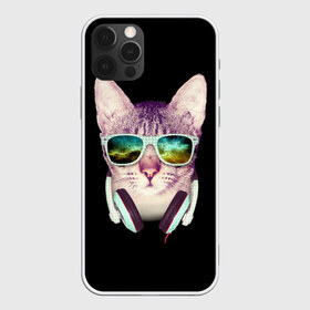Чехол для iPhone 12 Pro Max с принтом Кот в Наушниках в Санкт-Петербурге, Силикон |  | cat | cats | kitten | kitty | pussy | диджей | кот | котенок | котик | котики | коты | котята | кошка | кошки | наушники | очки