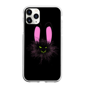 Чехол для iPhone 11 Pro Max матовый с принтом Мрачный Зайчик в Санкт-Петербурге, Силикон |  | creepy | ear | ears | rabbit | rabbits | scary | spooky | жуткий | зайцы | зайчик | зайчики | заяц | кролик | кролики | мрачный | страшный | ухо | уши | ушки