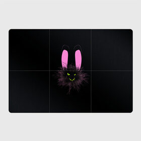 Магнитный плакат 3Х2 с принтом Мрачный Зайчик в Санкт-Петербурге, Полимерный материал с магнитным слоем | 6 деталей размером 9*9 см | Тематика изображения на принте: creepy | ear | ears | rabbit | rabbits | scary | spooky | жуткий | зайцы | зайчик | зайчики | заяц | кролик | кролики | мрачный | страшный | ухо | уши | ушки