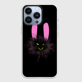 Чехол для iPhone 13 Pro с принтом Мрачный Зайчик в Санкт-Петербурге,  |  | Тематика изображения на принте: creepy | ear | ears | rabbit | rabbits | scary | spooky | жуткий | зайцы | зайчик | зайчики | заяц | кролик | кролики | мрачный | страшный | ухо | уши | ушки