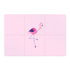 Магнитный плакат 3Х2 с принтом Фламинго в Санкт-Петербурге, Полимерный материал с магнитным слоем | 6 деталей размером 9*9 см | bird | birds | fly | wing | wings | клюв | когти | крыло | крылышки | крылья | полет | птица | птицы | птичка | птички | фламинго