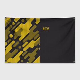 Флаг-баннер с принтом BTS в Санкт-Петербурге, 100% полиэстер | размер 67 х 109 см, плотность ткани — 95 г/м2; по краям флага есть четыре люверса для крепления | bangtan boys | j hope | jimin | jin | jungkook | k pop | rm | suga | v | кей | поп