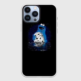 Чехол для iPhone 13 Pro Max с принтом Cookie monster в Санкт-Петербурге,  |  | cookie | cookiemonster | delicious | eat | monster | yummy | еда | куки | кукимонстр | монстр | печенье | сладости | улица | улицасезам