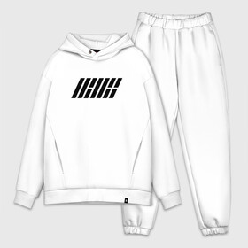 Мужской костюм хлопок OVERSIZE с принтом iKON logo в Санкт-Петербурге,  |  | Тематика изображения на принте: ikon | k pop | return | айкон