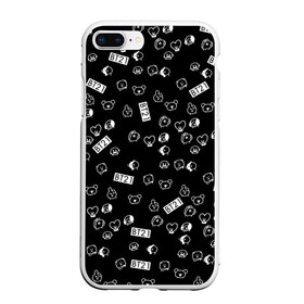 Чехол для iPhone 7Plus/8 Plus матовый с принтом BTS BT21 STICKERS в Санкт-Петербурге, Силикон | Область печати: задняя сторона чехла, без боковых панелей | bt21 | bts | bts army | bts stickers | j hope | jimin | jin | jungkook | k pop | rap monster | rapmon | suga | v | бтс | корея | стикеры bts