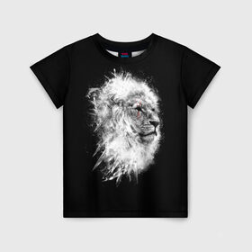 Детская футболка 3D с принтом Лев со Шрамом в Санкт-Петербурге, 100% гипоаллергенный полиэфир | прямой крой, круглый вырез горловины, длина до линии бедер, чуть спущенное плечо, ткань немного тянется | Тематика изображения на принте: africa | desert | lion | lions | predator | scarm | африка | лев | львенок | львица | львицы | львы | львята | пустыня | хищник | шрам