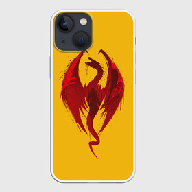 Чехол для iPhone 13 mini с принтом Красный Дракон в Санкт-Петербурге,  |  | age | dragon | dragons | knight | knights | middle | red | viking | vikings | век | века | викинг | викинги | дракон | дракона | драконы | как | красный | приручить | рыцари | рыцарь | средние | средний