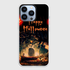 Чехол для iPhone 13 Pro с принтом Halloween в Санкт-Петербурге,  |  | аниме | ведьма | девушка | зомби | ирландия | кладбище | колдун | кости | кошки | летучие | луна | мертвец | мёртвые | монстры | мыши | ночь | оборотни | пауки | паутина | подарок | праздник | свет | свечи