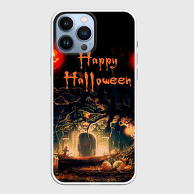 Чехол для iPhone 13 Pro Max с принтом Halloween в Санкт-Петербурге,  |  | аниме | ведьма | девушка | зомби | ирландия | кладбище | колдун | кости | кошки | летучие | луна | мертвец | мёртвые | монстры | мыши | ночь | оборотни | пауки | паутина | подарок | праздник | свет | свечи