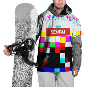 Накидка на куртку 3D с принтом senpai в Санкт-Петербурге, 100% полиэстер |  | 