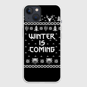 Чехол для iPhone 13 с принтом ВЕДЬМАК НОВОГОДНИЙ в Санкт-Петербурге,  |  | christmas | hunter | snow | the witcher | wild hunt | winter | winter is coming | ведьмак | геральт | дикая охота | зима близко | монстры | новогодний | новый год | охотник | снег | трисс | цири