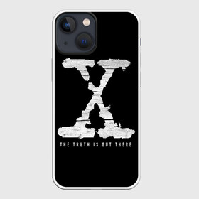 Чехол для iPhone 13 mini с принтом The Truth Is Out There в Санкт-Петербурге,  |  | alien | dana | files | fox | government | mulder | scully | theory | x files | xfiles | дана | заговора | инопланетяне | истина | малдер | материалы | правительство | пришельцы | рядом | секретные | скалли | теория | фокс