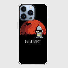 Чехол для iPhone 13 Pro с принтом Drunk Robot в Санкт-Петербурге,  |  | all | bender | doctor | futurama | humans | kill | mult | robot | simpsons | space | trust | zoidberg | бендер | зойдберг | космос | мульт | мультик | мультфильм | робот | симпсоны | футурама