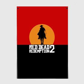 Постер с принтом Red Dead Redemption 2 в Санкт-Петербурге, 100% бумага
 | бумага, плотность 150 мг. Матовая, но за счет высокого коэффициента гладкости имеет небольшой блеск и дает на свету блики, но в отличии от глянцевой бумаги не покрыта лаком | game | rdr2 | red dead redemption 2 | rockstar studios | игры