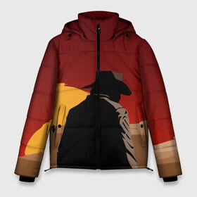 Мужская зимняя куртка 3D с принтом Red Dead Redemption 2 в Санкт-Петербурге, верх — 100% полиэстер; подкладка — 100% полиэстер; утеплитель — 100% полиэстер | длина ниже бедра, свободный силуэт Оверсайз. Есть воротник-стойка, отстегивающийся капюшон и ветрозащитная планка. 

Боковые карманы с листочкой на кнопках и внутренний карман на молнии. | dead | gamer | john | marston | rdr | red | redemption | rockstar | shooter | western | вестерн | джон | марстон | шутер