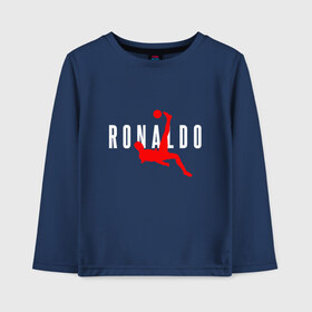 Детский лонгслив хлопок с принтом Ronaldo в Санкт-Петербурге, 100% хлопок | круглый вырез горловины, полуприлегающий силуэт, длина до линии бедер | champion | cr7 | cristiano | game | goal | italy | juventus | madrid | real | ronaldo | spain | team | буффон | гол | дибала | золотой мяч | игрок | испания | италия | криштиану | мадрид | португалия | реал | роналду | спорт | тренер | футбол | 