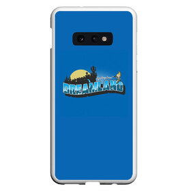 Чехол для Samsung S10E с принтом Disenchantment Dreamland в Санкт-Петербурге, Силикон | Область печати: задняя сторона чехла, без боковых панелей | bean | beer | disenchantment | elfo | futurama | luci | mattgroening | netflix | princess | simpsons | бин | люси | люци | мэтгроунинг | разочарование | симпсоны | элфо