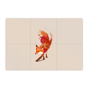 Магнитный плакат 3Х2 с принтом Paint Fox в Санкт-Петербурге, Полимерный материал с магнитным слоем | 6 деталей размером 9*9 см | Тематика изображения на принте: cute | fox | foxes | ginger | paint | tail | забавная | краска | лис | лиса | лисица | лисицы | лисичка | лисички | лисы | милая | рыжая | рыжие | смешная | фыр | хвост | хвосты