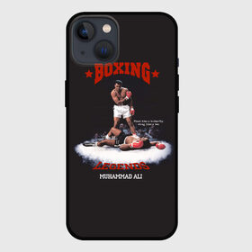 Чехол для iPhone 13 с принтом Мухамед Али в Санкт-Петербурге,  |  | boxing | muhammad ali | sport | бокс | боксер | легенда | мухамед али | спорт