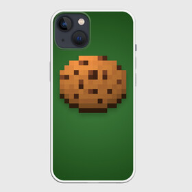 Чехол для iPhone 13 с принтом Minecraft Печенька в Санкт-Петербурге,  |  | cookies | craft | creeper | mine | minecraft | miner | online | skeleton | sword | tnt | world | zombie | зомби | игра | игры | кирка | крипер | майнер | майнкрафт | меч | мир | онлайн | печенье | печенька | скелетон