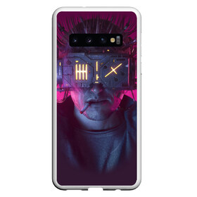 Чехол для Samsung Galaxy S10 с принтом Нейромант в Санкт-Петербурге, Силикон | Область печати: задняя сторона чехла, без боковых панелей | будущее | гибсон | интернет | киберпанк | контент | сеть | технологии | уильям | фантастика