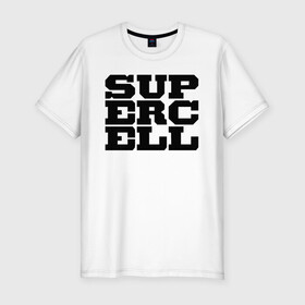 Мужская футболка хлопок Slim с принтом SUPERCELL в Санкт-Петербурге, 92% хлопок, 8% лайкра | приталенный силуэт, круглый вырез ворота, длина до линии бедра, короткий рукав | supercell | игра | клеш | клэш | суперселл
