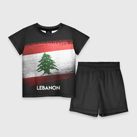 Детский костюм с шортами 3D с принтом LEBANON(Ливан) в Санкт-Петербурге,  |  | Тематика изображения на принте: lebanon | urban | город | ливан | мир | путешествие | символика | страны | флаг