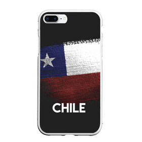 Чехол для iPhone 7Plus/8 Plus матовый с принтом Chile(Чили) в Санкт-Петербурге, Силикон | Область печати: задняя сторона чехла, без боковых панелей | Тематика изображения на принте: chile | urban | город | мир | путешествие | символика | страны | флаг | чили