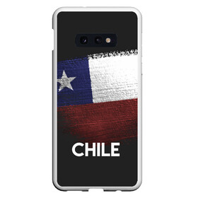 Чехол для Samsung S10E с принтом Chile(Чили) в Санкт-Петербурге, Силикон | Область печати: задняя сторона чехла, без боковых панелей | Тематика изображения на принте: chile | urban | город | мир | путешествие | символика | страны | флаг | чили