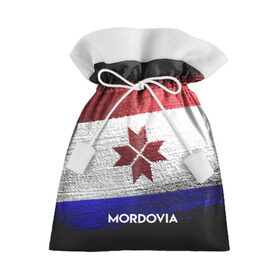 Подарочный 3D мешок с принтом MORDOVIA(Мордовия) в Санкт-Петербурге, 100% полиэстер | Размер: 29*39 см | Тематика изображения на принте: urban | город | мир | мордовия | путешествие | символика | страны | флаг
