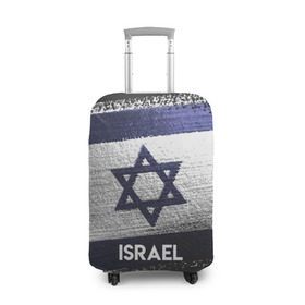 Чехол для чемодана 3D с принтом Israel(Израиль) в Санкт-Петербурге, 86% полиэфир, 14% спандекс | двустороннее нанесение принта, прорези для ручек и колес | israel | urban | город | израиль | мир | путешествие | символика | страны | флаг