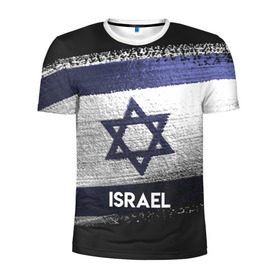 Мужская футболка 3D спортивная с принтом Israel(Израиль) в Санкт-Петербурге, 100% полиэстер с улучшенными характеристиками | приталенный силуэт, круглая горловина, широкие плечи, сужается к линии бедра | israel | urban | город | израиль | мир | путешествие | символика | страны | флаг