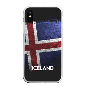 Чехол для iPhone XS Max матовый с принтом Iceland(Исландия) в Санкт-Петербурге, Силикон | Область печати: задняя сторона чехла, без боковых панелей | iceland | urban | город | мир | путешествие | символика | страны | флаг