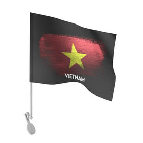 Флаг для автомобиля с принтом VIETNAM(Вьетнам) в Санкт-Петербурге, 100% полиэстер | Размер: 30*21 см | urban | vietnam | город | мир | путешествие | символика | страны | флаг