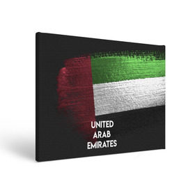 Холст прямоугольный с принтом Арабские Эмираты в Санкт-Петербурге, 100% ПВХ |  | urban | город | мир | путешествие | символика | страны | флаг