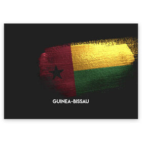 Поздравительная открытка с принтом Guinea-Bissau(Гвинея-Бисау) в Санкт-Петербурге, 100% бумага | плотность бумаги 280 г/м2, матовая, на обратной стороне линовка и место для марки
 | urban | гвинея бисау | город | мир | путешествие | символика | страны | флаг