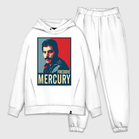 Мужской костюм хлопок OVERSIZE с принтом Freddie Mercury в Санкт-Петербурге,  |  | freddie mercury | queen | фредди меркьюри