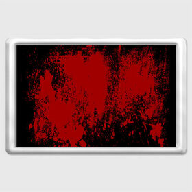 Магнит 45*70 с принтом Red blood в Санкт-Петербурге, Пластик | Размер: 78*52 мм; Размер печати: 70*45 | halloween | брызги красок | брызги крови | картина кровью | красные пятна | кровавая абстракция | кровавые пятна | кровь | пятна краски
