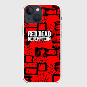 Чехол для iPhone 13 mini с принтом red dead redemption 2 в Санкт-Петербурге,  |  | game | red dead | red dead redemption 2 | redemption 2 | rockstar games | бандиты | дикий запад | игры | ковбои | оружие