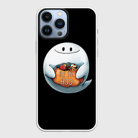 Чехол для iPhone 13 Pro Max с принтом Be my Boo в Санкт-Петербурге,  |  | candy | deliciouse | ghost | halloween | night | pumpkin | spirit | treat | trick | вкусняшки | гадость | дух | конфеты | ночь | приведение | призрак | сладости | тыква | хеллоуин | хэллоуин