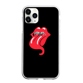 Чехол для iPhone 11 Pro матовый с принтом Monsters Kiss в Санкт-Петербурге, Силикон |  | halloween | jagger | lips | mick | monster | rock | rolling | stones | tongue | tooth | вольные | губы | джаггер | зубы | камни | катящиеся | мик | монстер | рок | странники | хеллоуин | хэллоуин | язык